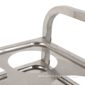 Square Tube Steel Kettle Cart With Castors